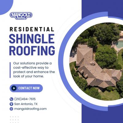 Residential Shingle Roofing in San Antonio