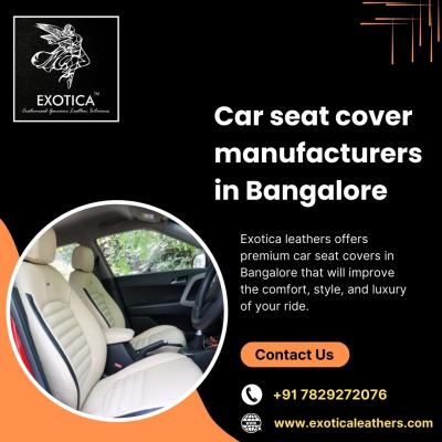 Car seat cover manufacturers in