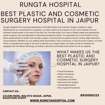 Bеst Plastic and Cosmеtic Surgеry Hospital in Jaipur - Rungta Hospital