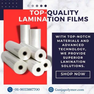 Top Quality Lamination Films Manufacturer