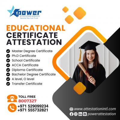 Education certificate attestation in Dubai - Dubai Other