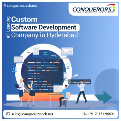 Custom Software Development Company In Hyderabad | Conquerors Tech