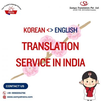 Get Expert Korean Translation Services in India – Connect Globally with Ease!