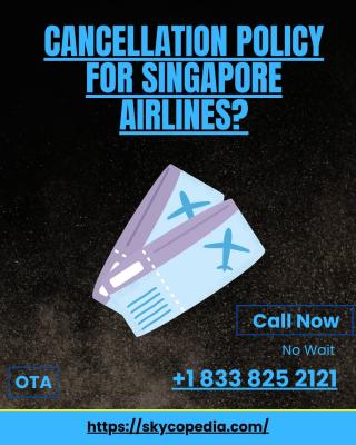 What is the Cancellation Policy for Singapore Airlines?