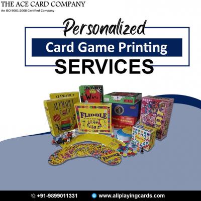 Personalized Card Game Printing Services