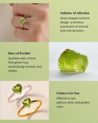 Elevate Your Style with Exquisite Shop LC's Peridot Rings- Shop Now!