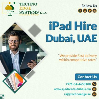 Fast iPad Hire UAE to Boost Your Event Experience