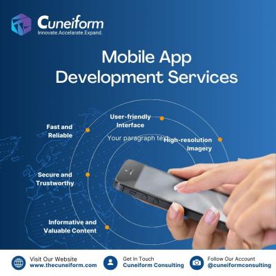 Custom Mobile App Development Service in USA - Cuneiform