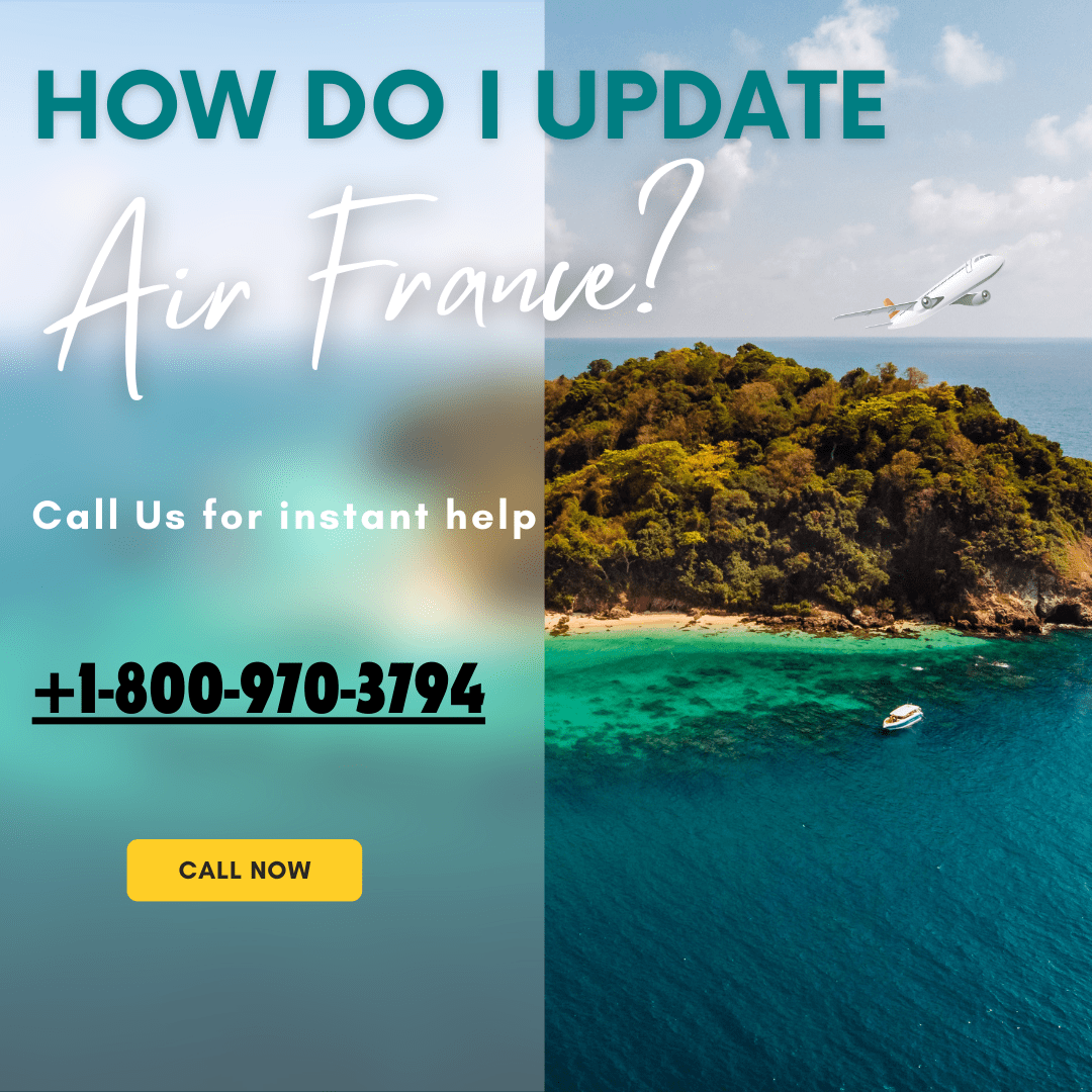 How do I update Air France?