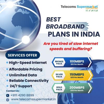 Discover Top Broadband Plans in India | Telecomssupermarkets