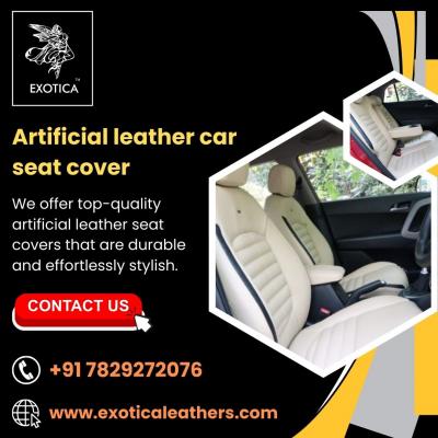 Artificial leather car seat cover