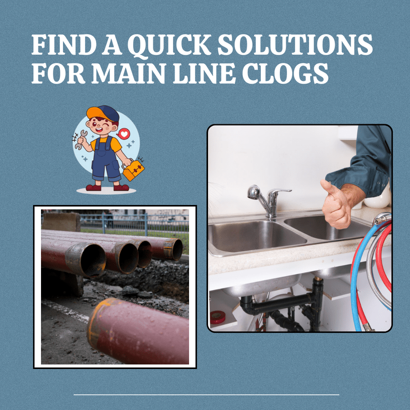 Find a Quick Solutions for Main Line Clogs