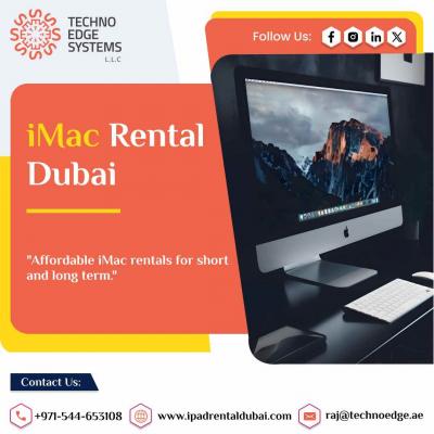 Customize iMac Rental UAE for Optimal Performance