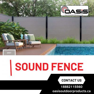 Sound Fence : High-Quality Noise Reduction Fencing by Oasis Outdoor