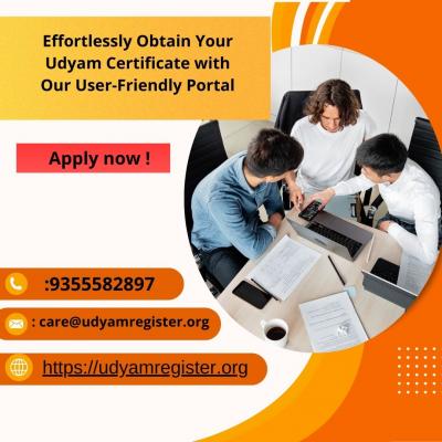 Effortlessly Obtain Your Udyam Certificate with Our User-Friendly Portal