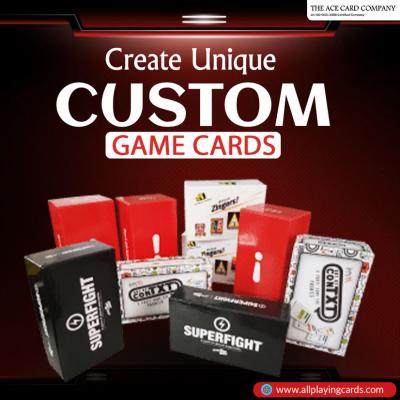 Create Unique Custom Game Cards