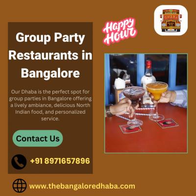 Group Party Restaurants in Bangalore 