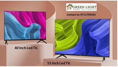 Frameless latest version android led TV: Green Light