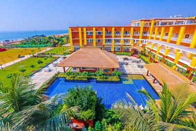 hotels near blue flag beach puri