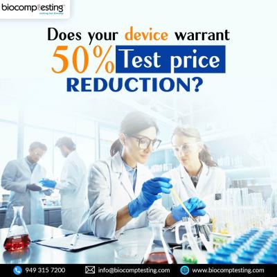 Does your device warrant 50% test price reduction?