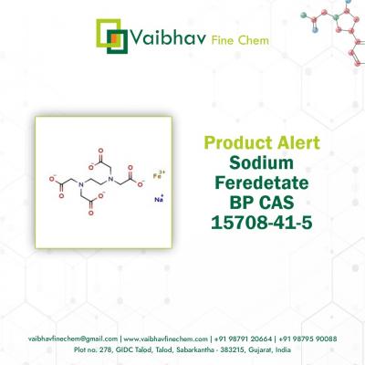 Leading EDTA Sodium Feredetate Manufacturer - Vaibhav Fine Chem