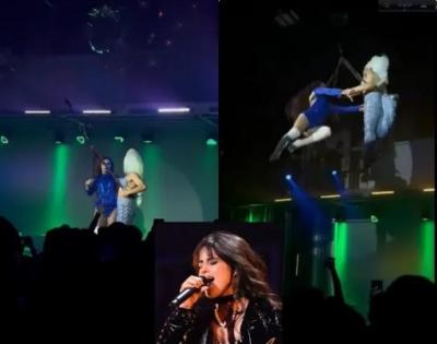 Drag Queen Falls After Rope Breaks During Camila Cabello Concert