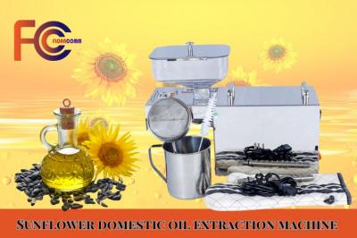 High-Quality Sunflower Domestic Oil Extraction Machine by FloraOilMachine