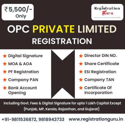 OPC Registration in India