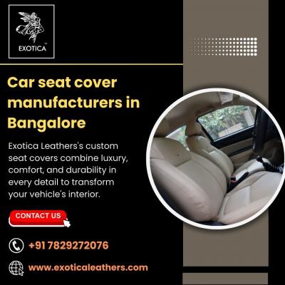 Car seat cover manufacturers in 