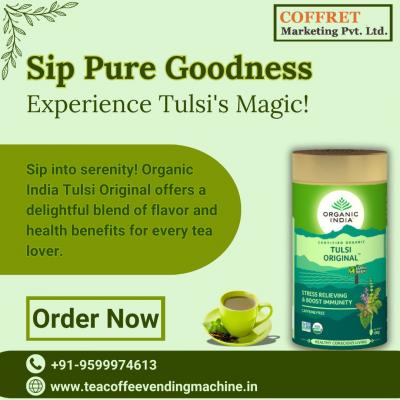 Discover Pure Wellness: Organic India Tulsi Green Tea in Delhi NCR!