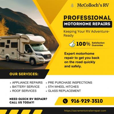 Professional Motorhome Repairs: Keeping Your RV Adventure-Ready