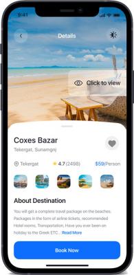 Mobile Travel App Design - New York Computer