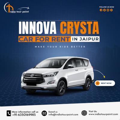 Innova crysta on rent Jaipur