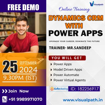 Dynamics CRM with Power Apps Online Training Free Demo