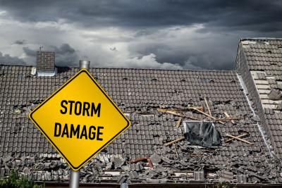 Roof Storm Damage In Atlanta GA