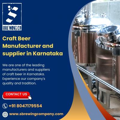 Craft Beer Manufacturer and supplier in Karnataka