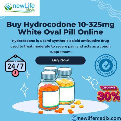 Buy Hydrocodone 10-325mg White Oval Pill Online