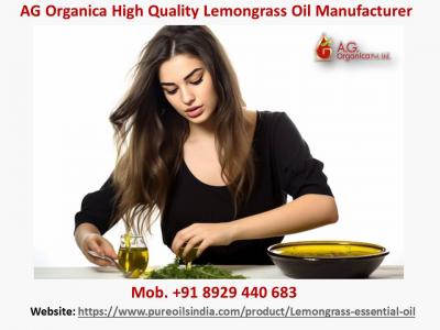 How to Use AG Organica Lemongrass Oil in Aromatherapy ?