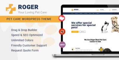 Roger - Pet Care WordPress Theme - Ahmedabad Computer