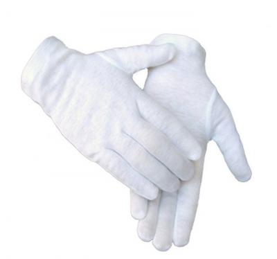 Ladies white cotton gloves - Other Other