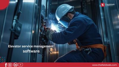 Elevator service management software