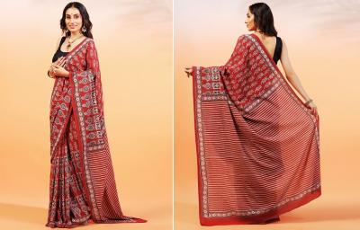 Buy Handblock Prints Sarees Online