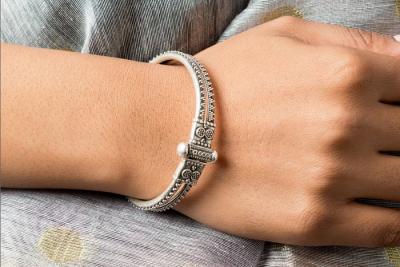 Silver Bangles for Women - Delhi Other