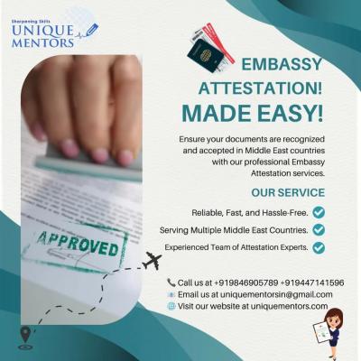 UAE Embassy Attestation - Other Professional Services