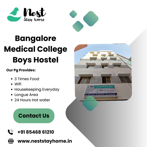 Nest Stay Home|Bangalore Medical College Boys Hostel