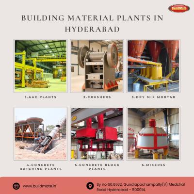 Building Material Plants in Hyderabad | 7675989961 | Buildmate