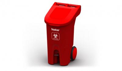 Large Capacity Medical Waste Bins & Pedal Bins | Foot Paddle Wheel Bins