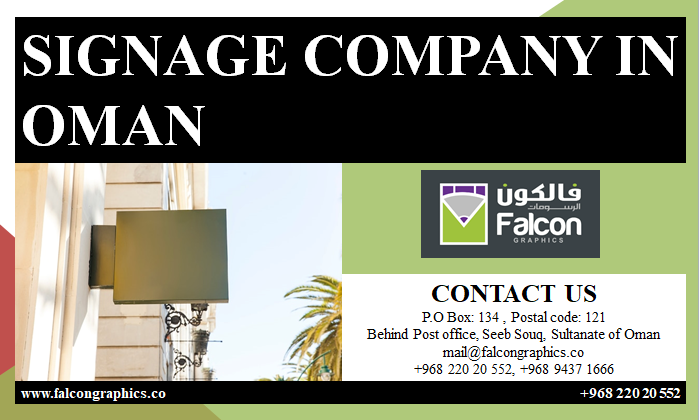 Signage company in oman