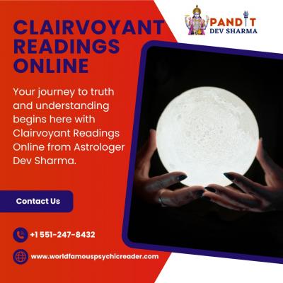 Clairvoyant Readings Online in New Jersey       