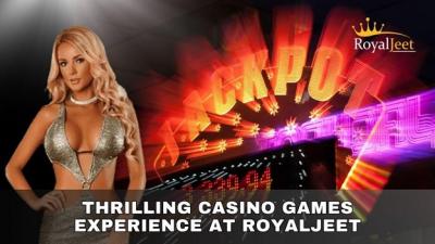 Thrilling Casino Games Experience at RoyalJeet